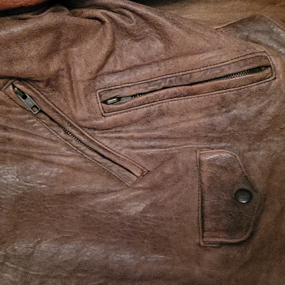 DKNY Vintage Genuine Leather Jacket Rare Find - Picture 9 of 14